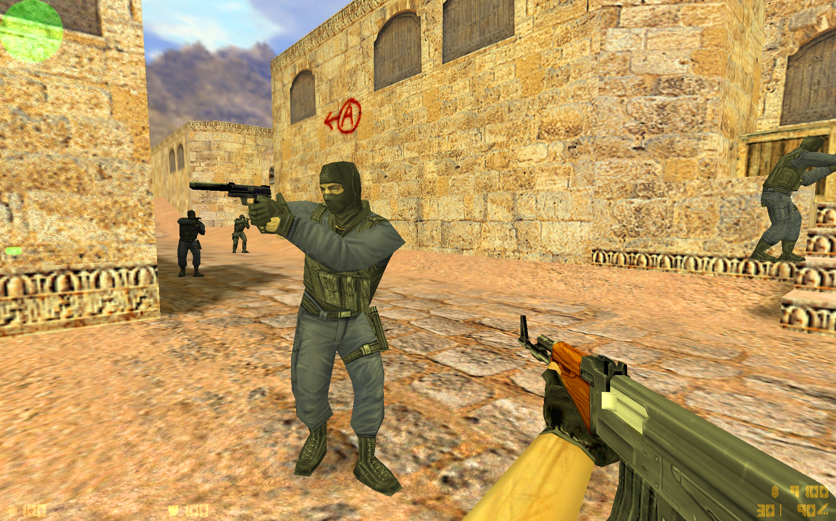 Террористы на de_dust2 — CS16.KG